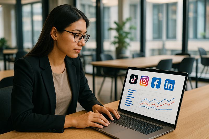 Analisis grafik sosial media