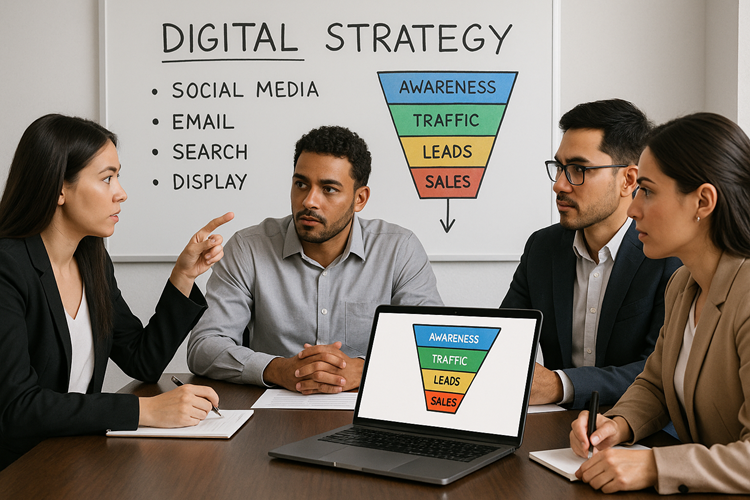 Diskusi strategi digital