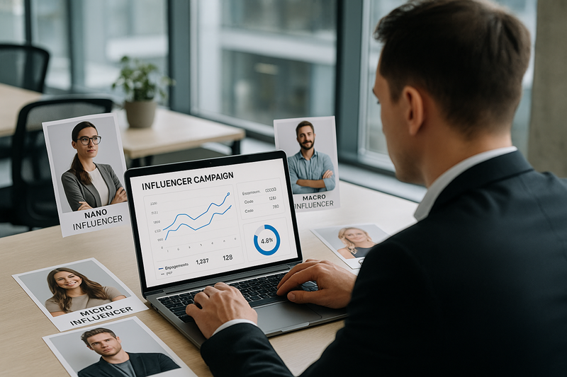 Manajer analisis kampanye Influencer