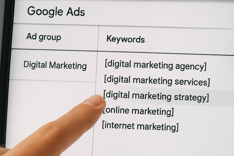 Menunjuk Keyword Ads