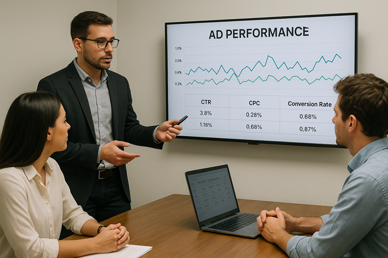 Presentasi performa digital marketing