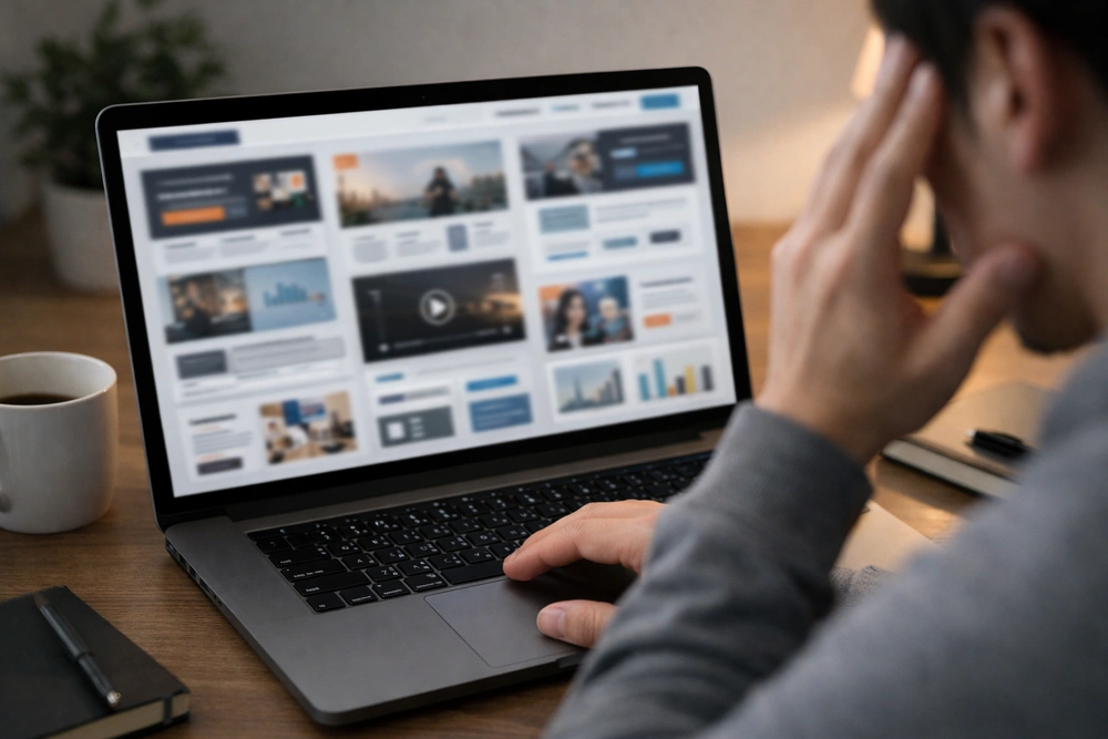 Menentukan desain landing page