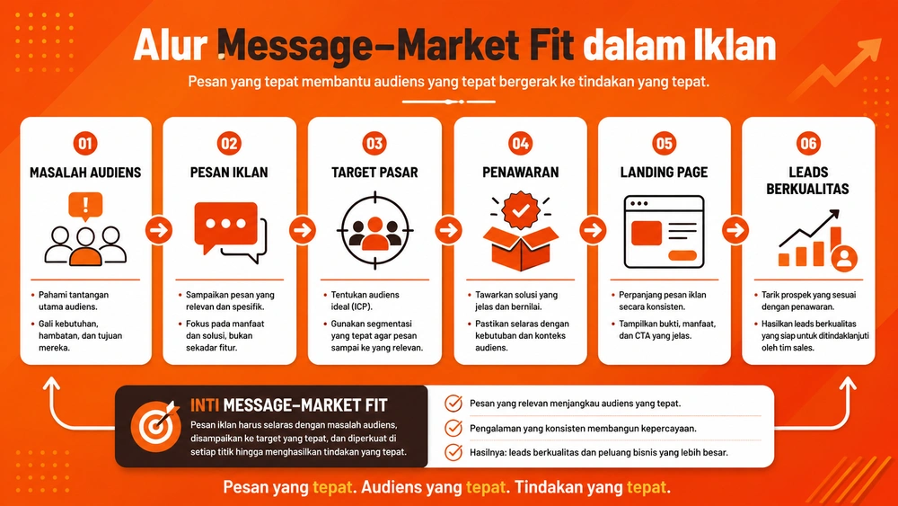 Alur message-market fit dalan iklan